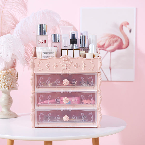 Lifeglow365 Elegant Multi-Layer Makeup Organizer