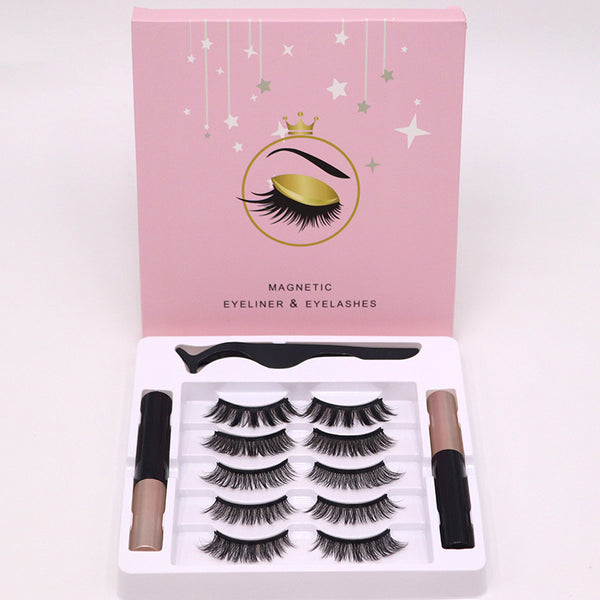 Lifeglow365 Magnetic Eyelashes & Eyeliner Set - Long Lasting & Waterproof