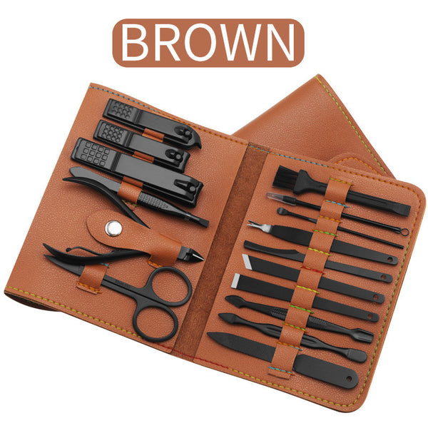 Lifeglow365 16-Piece Luxury Grooming and Manicure Set