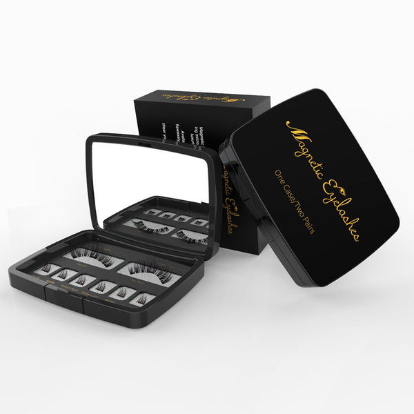 Lifeglow365 Magnetic Cluster Eyelashes with Mirror Case